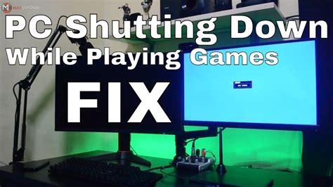 Whole PC shuts down when loading up a game. .